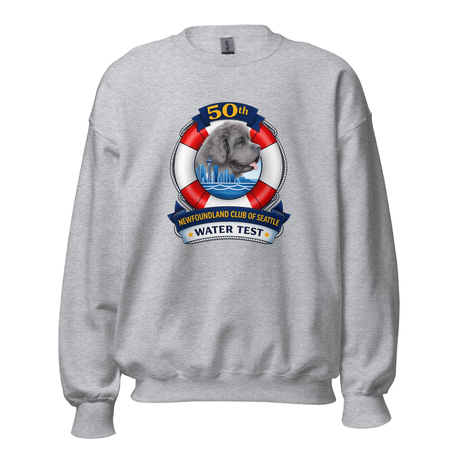 50TH ANNIVERSARY SEATTLE WATER TEST Crewneck