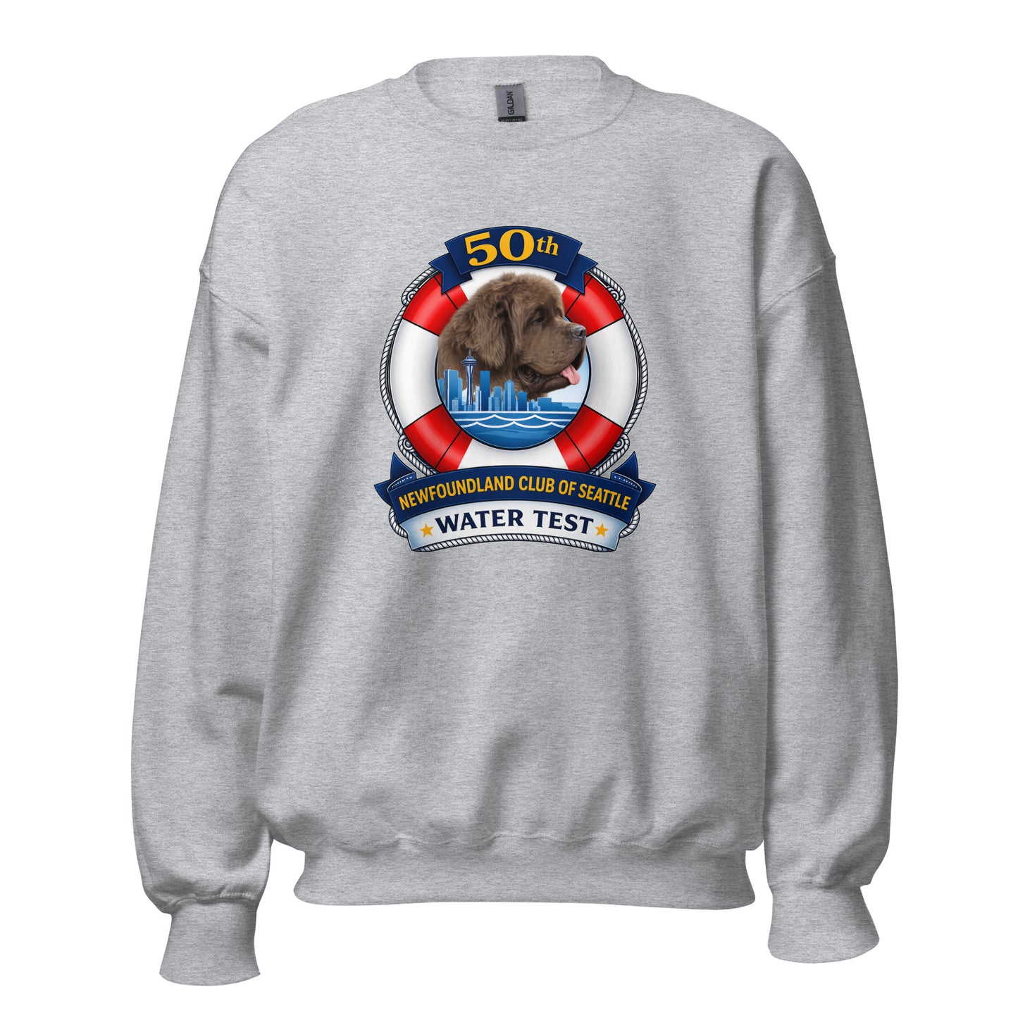 50TH ANNIVERSARY SEATTLE WATER TEST Crewneck