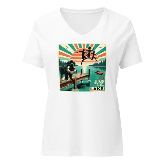 GO JUMP IN THE LAKE – 2025 PNNC Event V-Neck